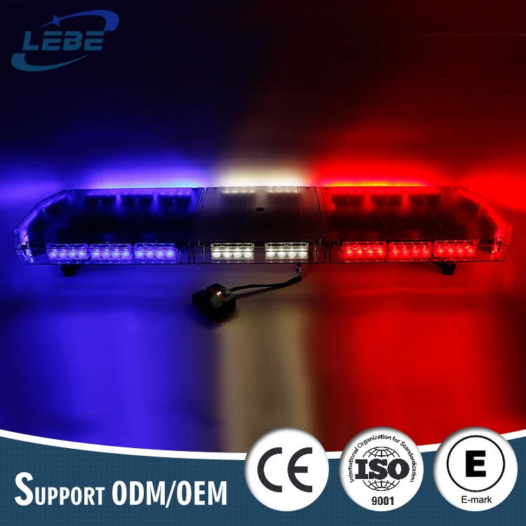 Вращающаяся сигнальная лампа красного и синего цвета для скорой помощи