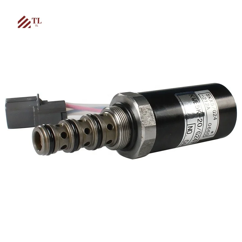High-Quality Solenoid Control Valve for Kobelco SK200-5 SK200-2 Excavator YN35V00005F2