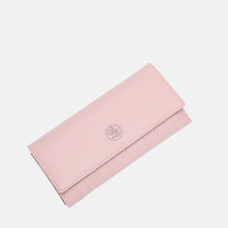 SUSEN CHRISBELLA  ODM OEM New Arrival 2024 Hot Sale Wholesale Pu Leather Custom logo Purse Minimalist Card Wallet Women
