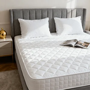 CHENHONG Premium Polyester Bed Protection Pad-Mahjong Mat Form Anti-Dust Mite Quilted Plain Design for Hotel Use