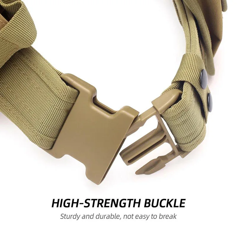 Outdoor Training Duty Belt Versatile Tactical Security Modular Equipment System Molded Duty Belts with Pouches System Holster