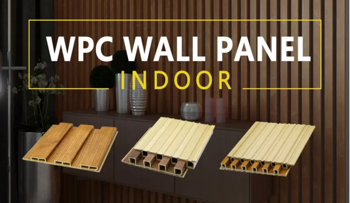 3D PVC WPC Wall Panel Boards Wooden Grain Fluted Panel for Decoration ...
