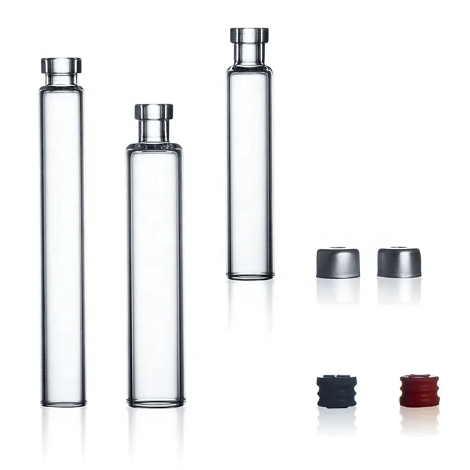 Medical glass bottle 1.5ml 1.8ml 3ml glass cartridges for injection pen