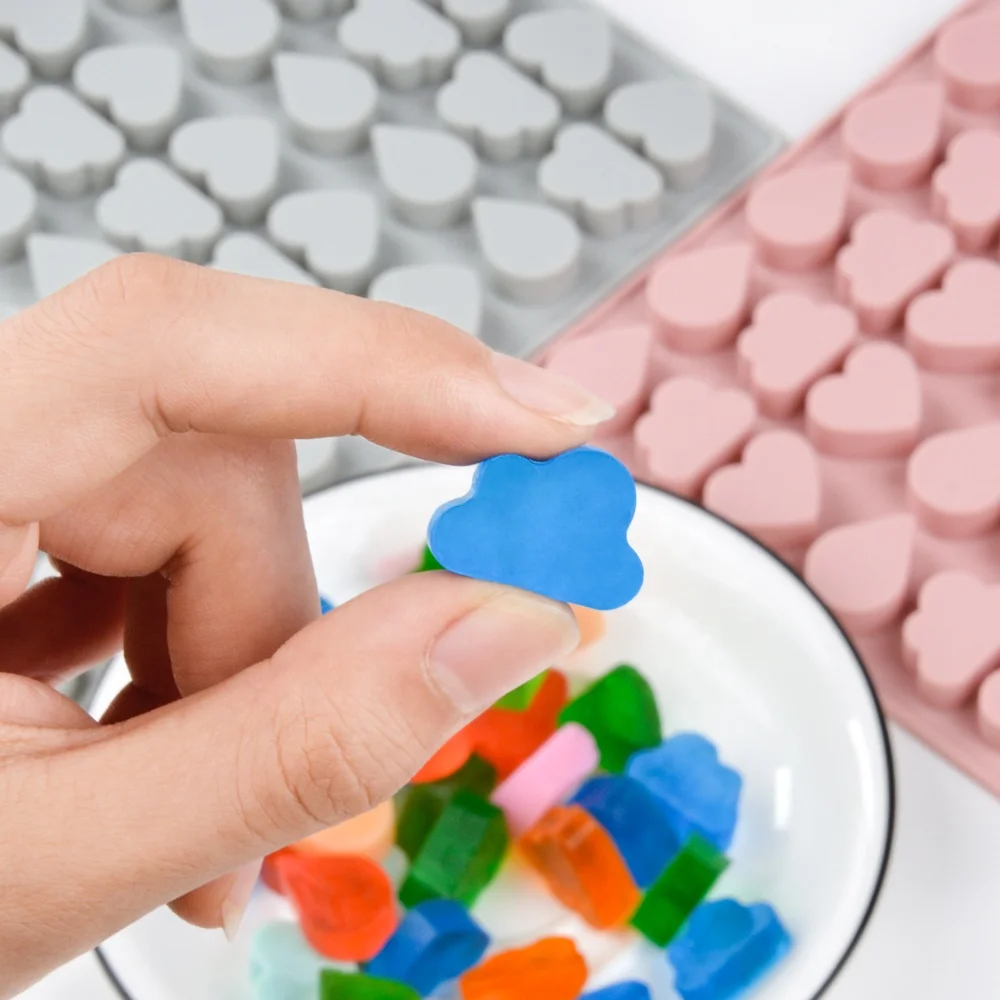 Crafts 3d Heart Cloud Drop Shape Molds for Baking Chocolate Jelly  Ice Cube  Decorating Moulds Tools