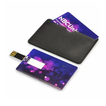 USB Flash Drive 64GB Thumb Drive High Speed USB Drive Memory Stick Credit Card Design Waterproof