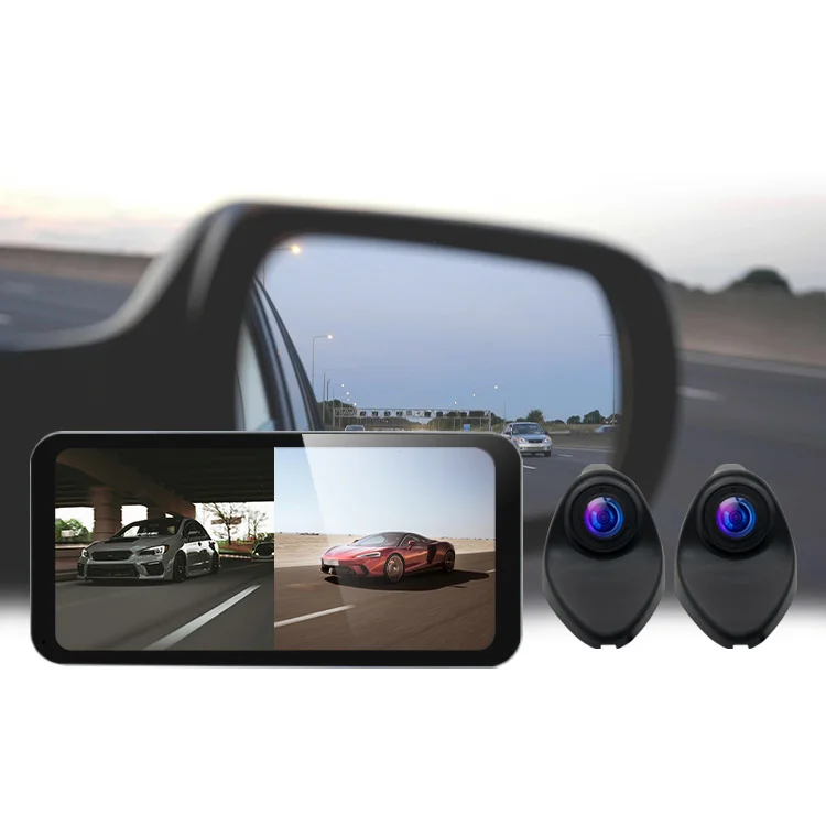 Wemaer AI BSD 2 Side Camera Car Rear View Mirror Blind Spot Side Camera Blind Spot Sharkfin Side Camera With Rear View Mirror