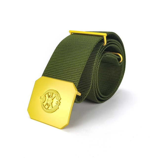Custom High Quality  100 % Nylon Olive Green Saudi Arabia  Security Tactical Combat Belt