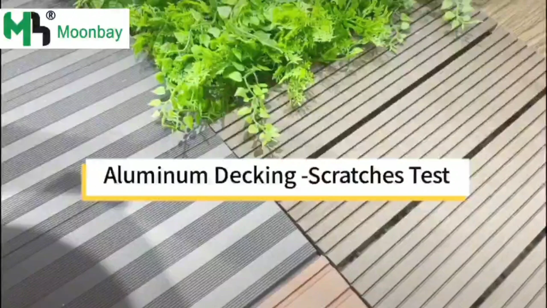 Fire Proof Decking New Design Aluminum Decking Flooring Waterproof ...