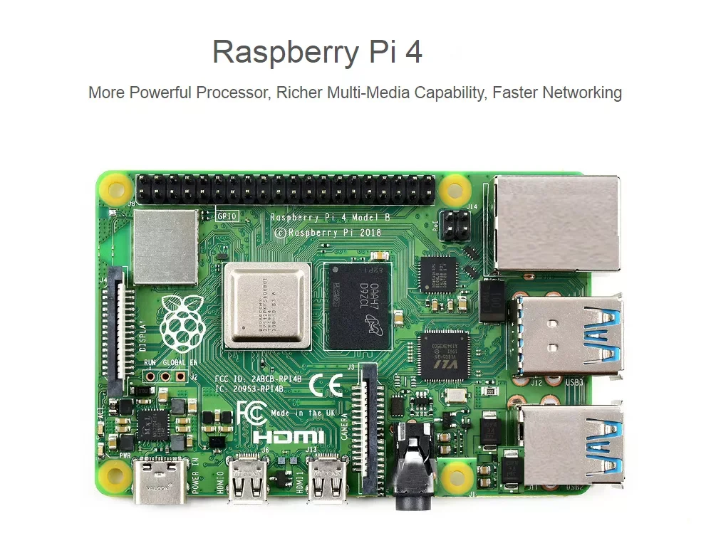 New Raspberry Pi Model Pi4 4b 1gb 2gb 4gb 8gb Ram Starter Kit Board 1g 2g 4g 8g Pi 4 B Computer 2825