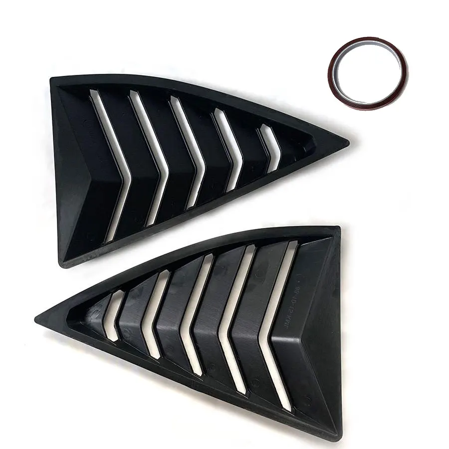product matte black car side window louver for chevrolet chevy camaro 2010   2015 2011 2012 2013 2014 modified abs quarter decoration-6