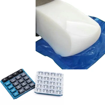 Factory direct production 60 Shore A Translucent color odorless Solid Silicone Rubber Compound