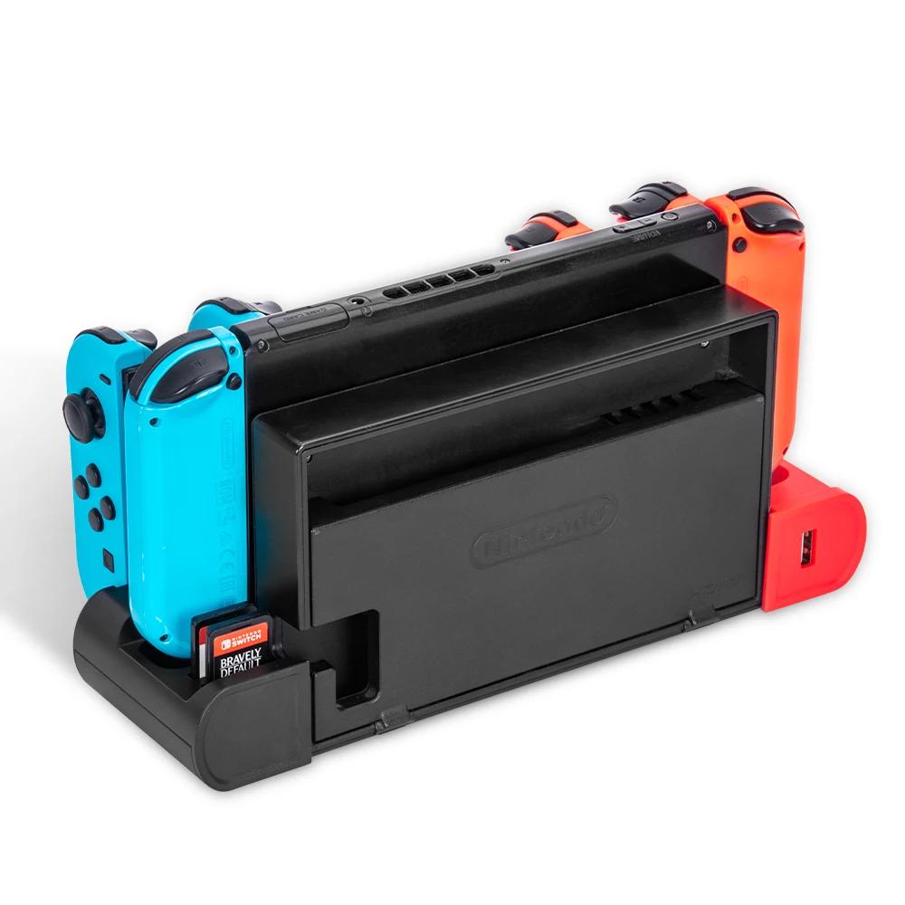 Switch用 6in1 充電ステーション スイッチ本体 Joy-Con4台 Pro
