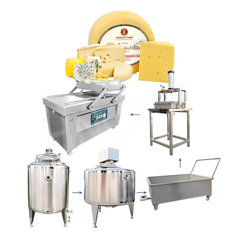 Cottage Cheese Maker Processing Production Line Machine to Make Mozzarella Cheese Sticks Automatic