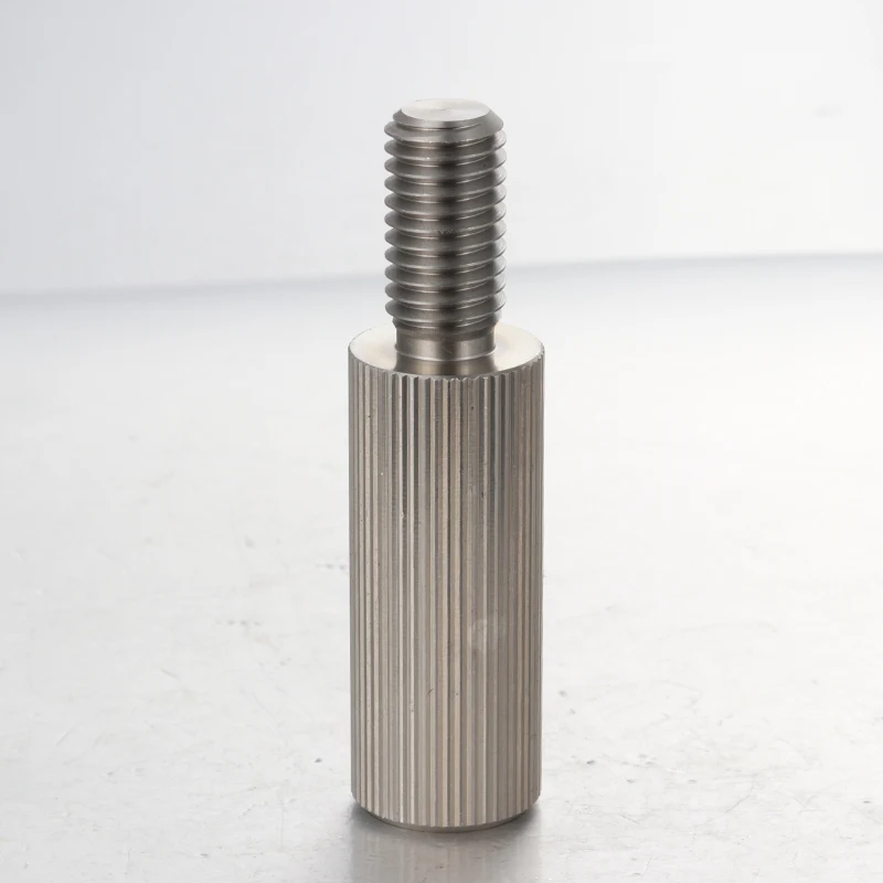 product professional supplier long knurled head screw steel or ss 303 stainless steel knurled extended bolt m3 10-63