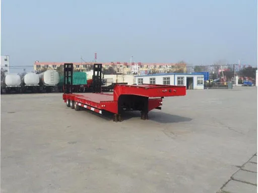 トラックトレーラー 華裕達メーカー ZXG9330TDPB 低床セミトレーラー、積載量24トン