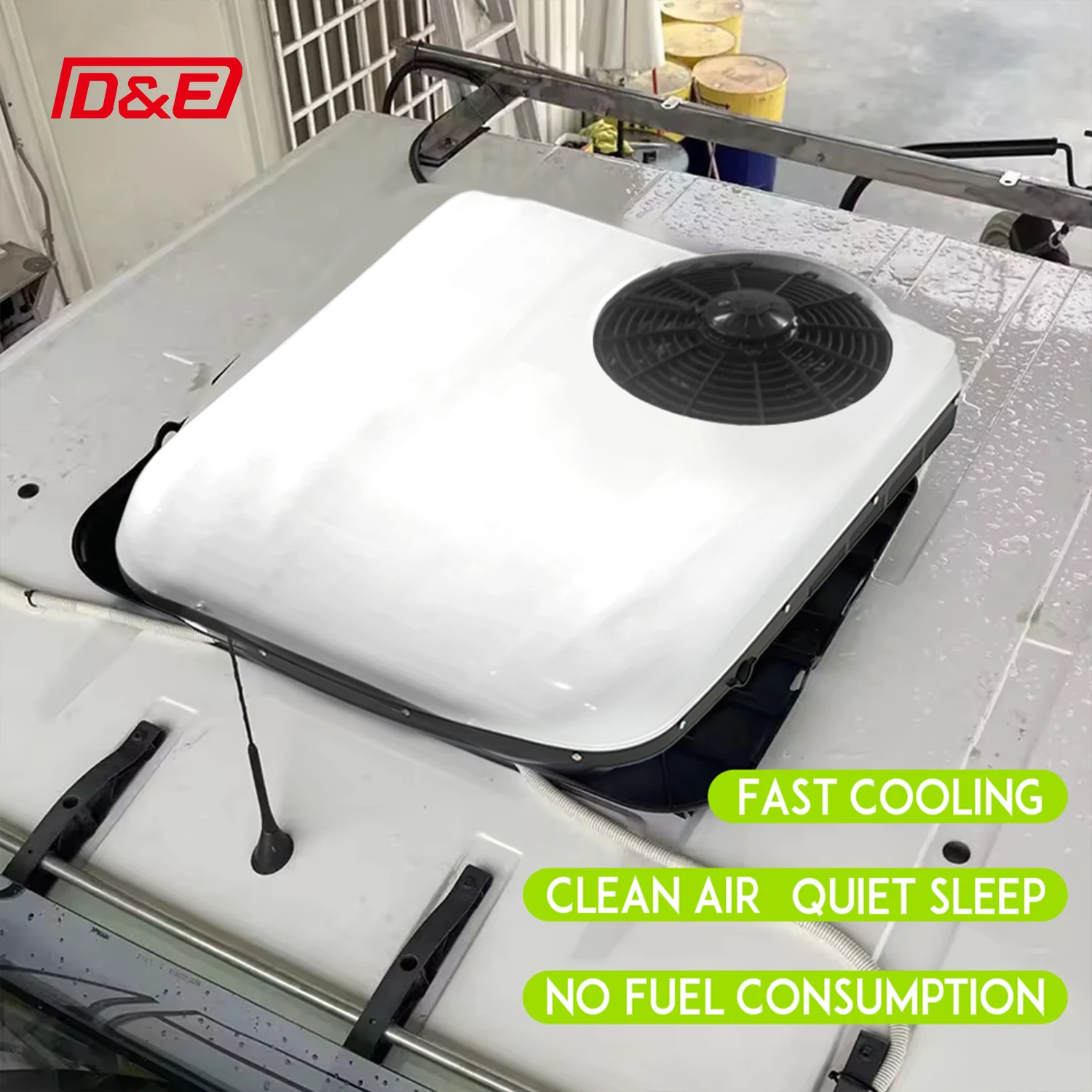 Heating and Cooling Rooftop Mini Parking air Conditioner DC 12v 24v for  Truck Car RV Camper Tractor Excavator