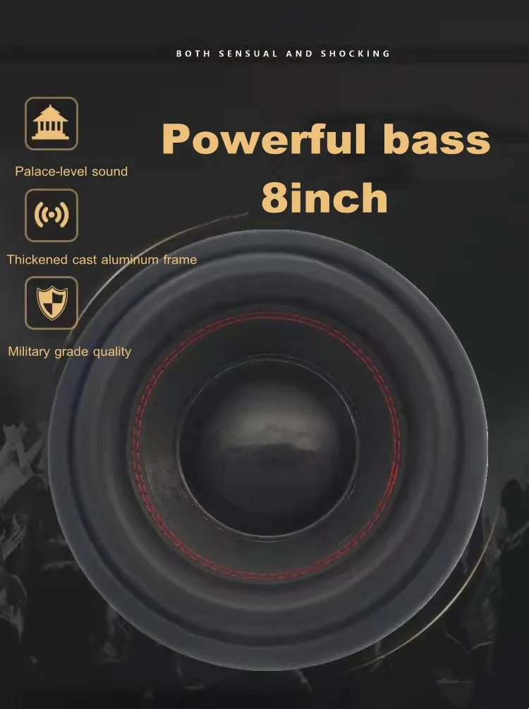 Subwoofer 8inch 4ohm Sony Xplod Dual Merry Audio Subwoofer 8 Inch