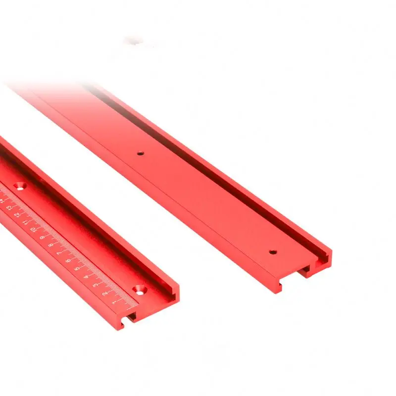 TEBAK W-05 45 Type Woodworking Chute Aluminum Alloy 100-1220mm Guide Rail Push Chute Woodworking Workbench Modification