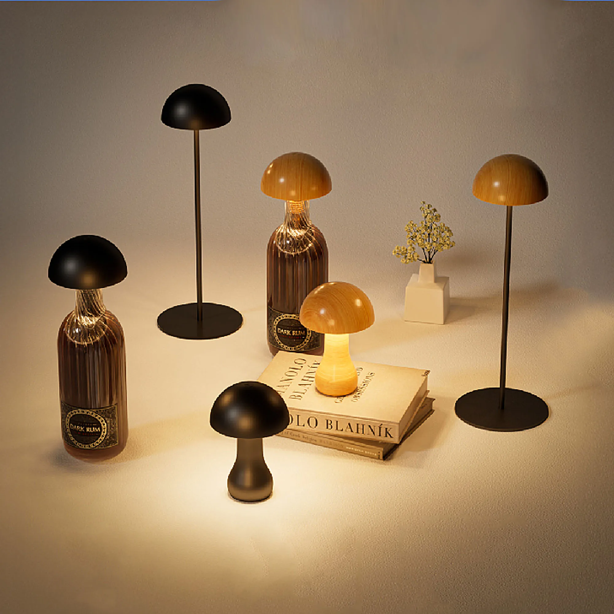 Ночник, деревянная планка, светильник, ресторан, современный скандинавский ретро настольный светильник, дешёвый настольный металлический светильник у изголовья кровати