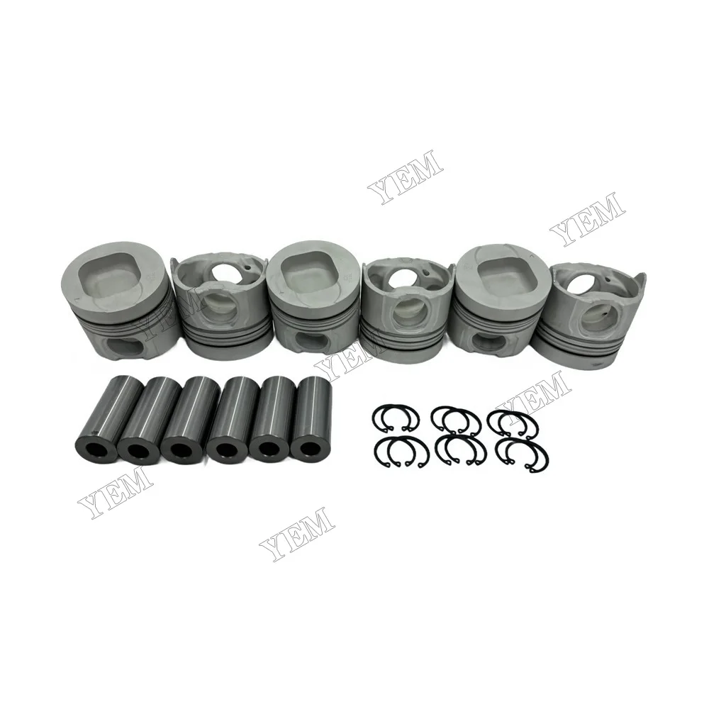 For Isuzu 6SD1 Piston Kit Engine Parts 4