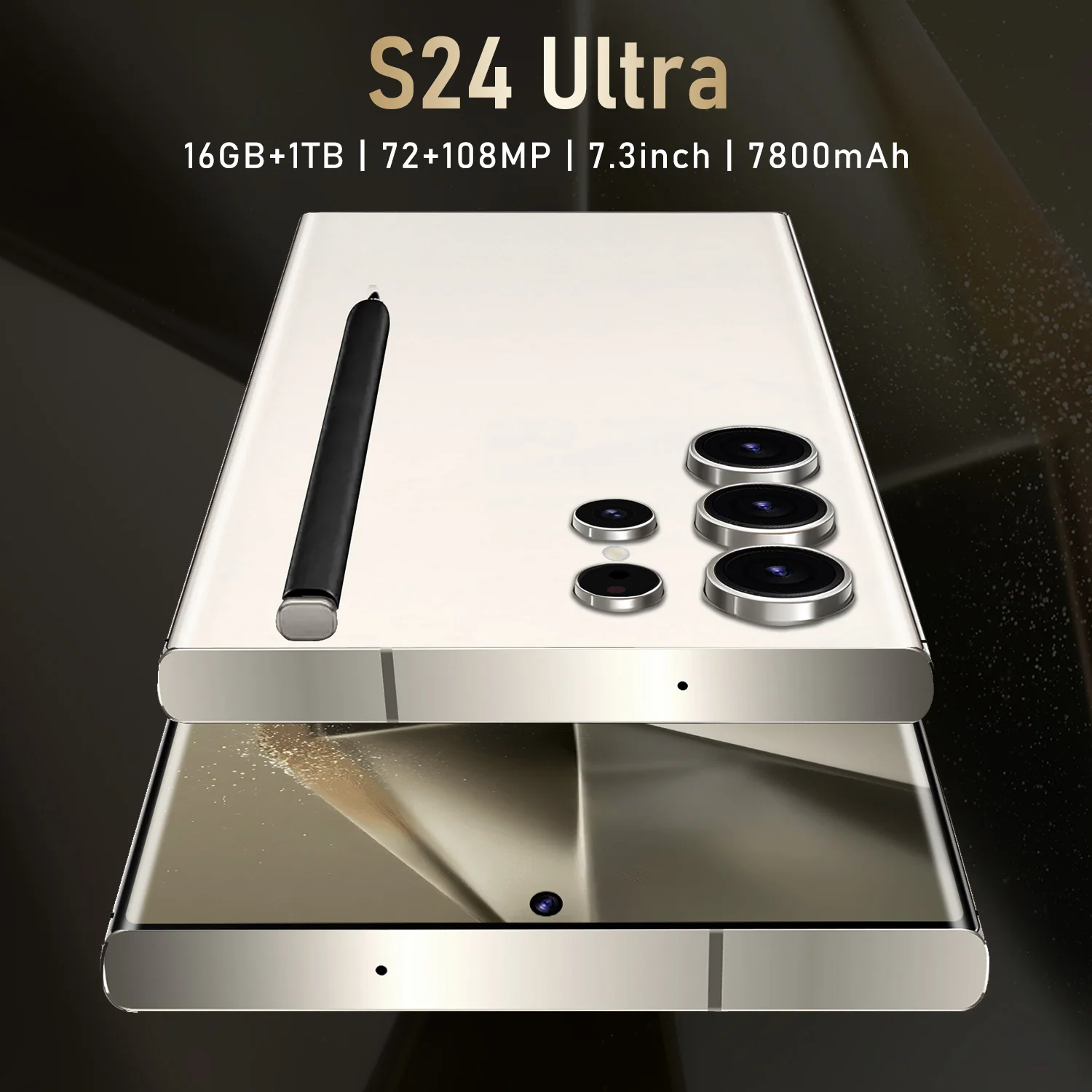 S24 Ultra Global 5G Unlocked Cell Phone 7.3 Inch OLED Screen