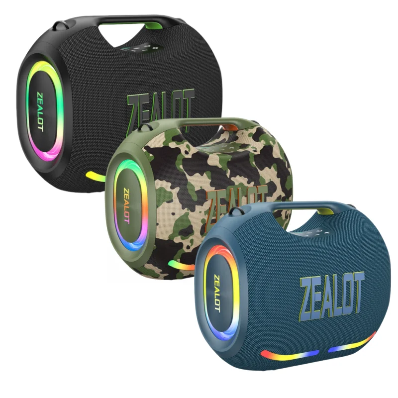 2025 120W High Power Portable Wireless Speaker - Zealot ZE01