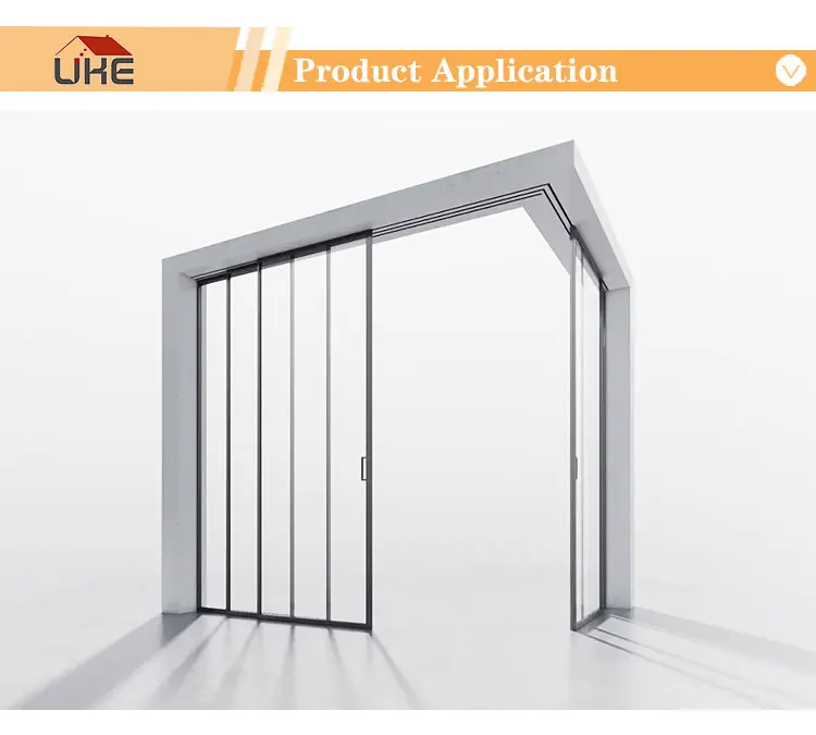 Hanging Sliding Door System Aluminium Profile Minimalism Soundproof