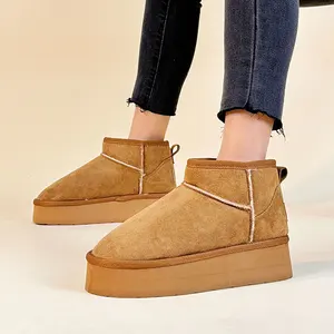 9992 Factory Wholesale 2026 Winter Women's Thickened Warm Non-slip Snow Boots for Women