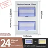 24-bit double-row widened cover plate