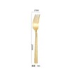 Gold dinner fork