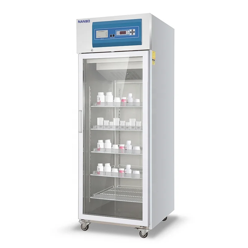 Upright type medical deep pharmacy refrigerator freezer