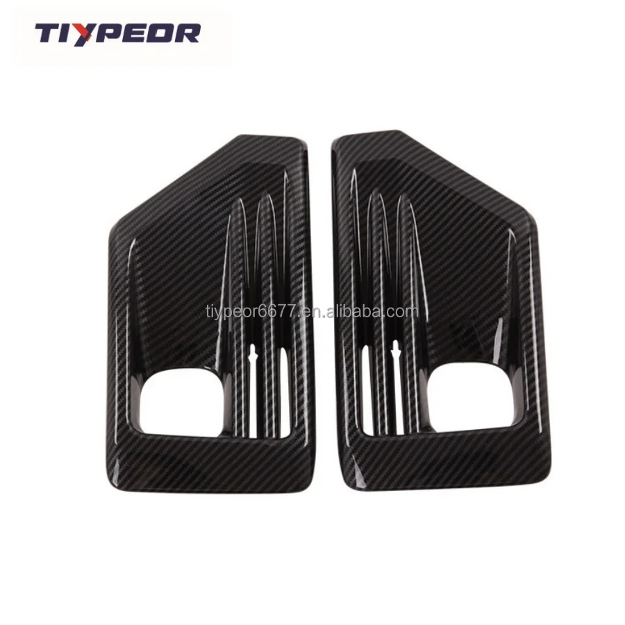 product tiypeor for toyota 2019 rav4 door handle fuel tank cover front rear fog lamp mirror cover modified body decorative parts-12