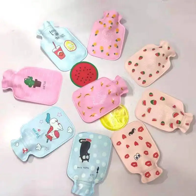 Персонализированная мягкая и дешевая сумка для горячей воды ручные теплые бутылки резиновая с вязаным