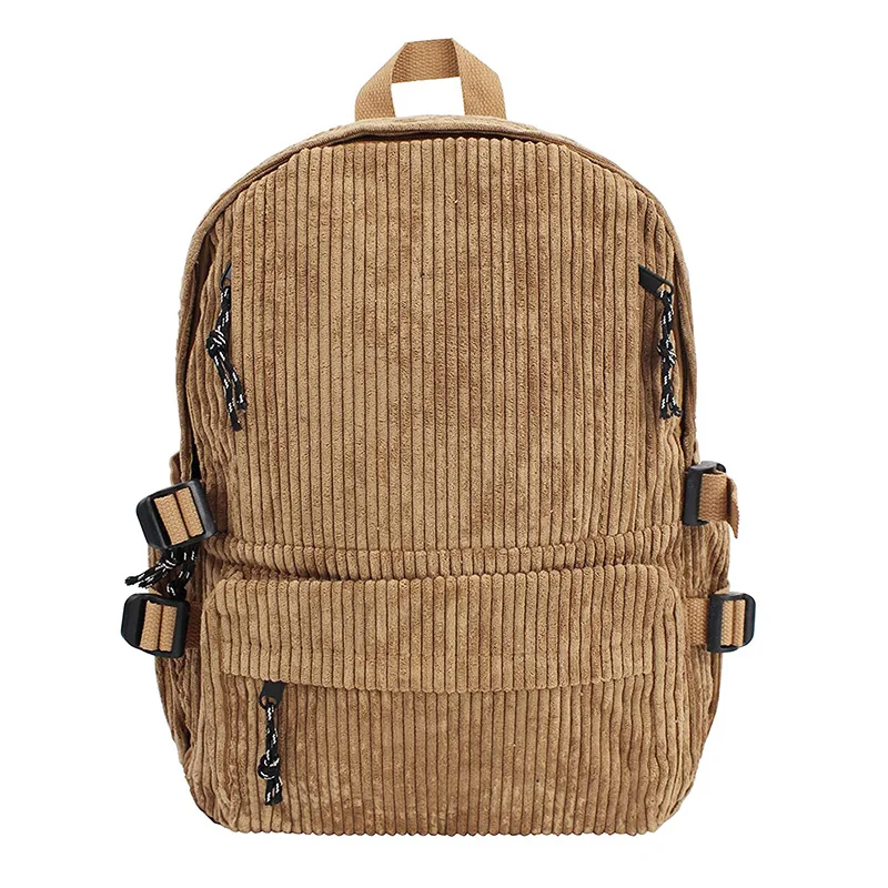  School Backpack for Teens Large Corduroy Bookbag