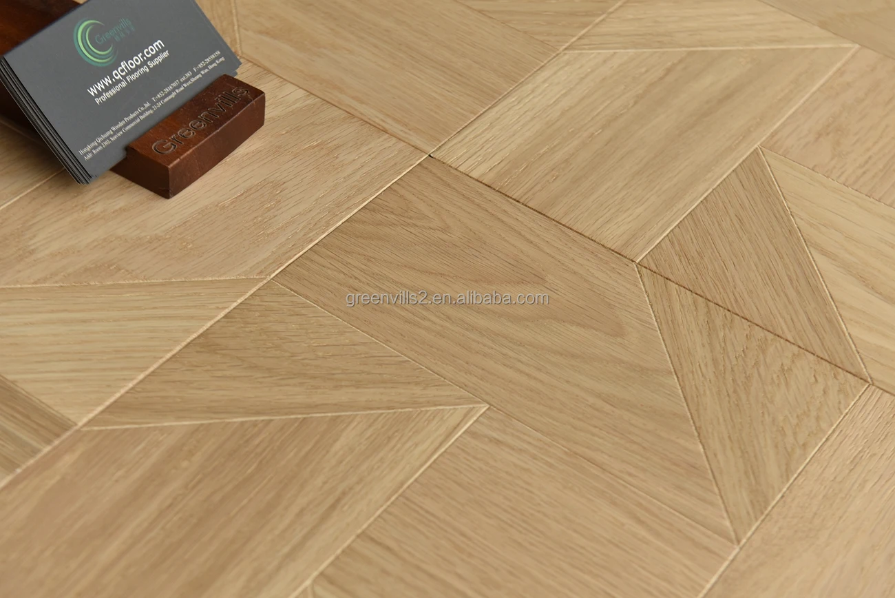 Guangzhou Factory Timber ABCD Grade Engineered Hardwood Flooring White ...
