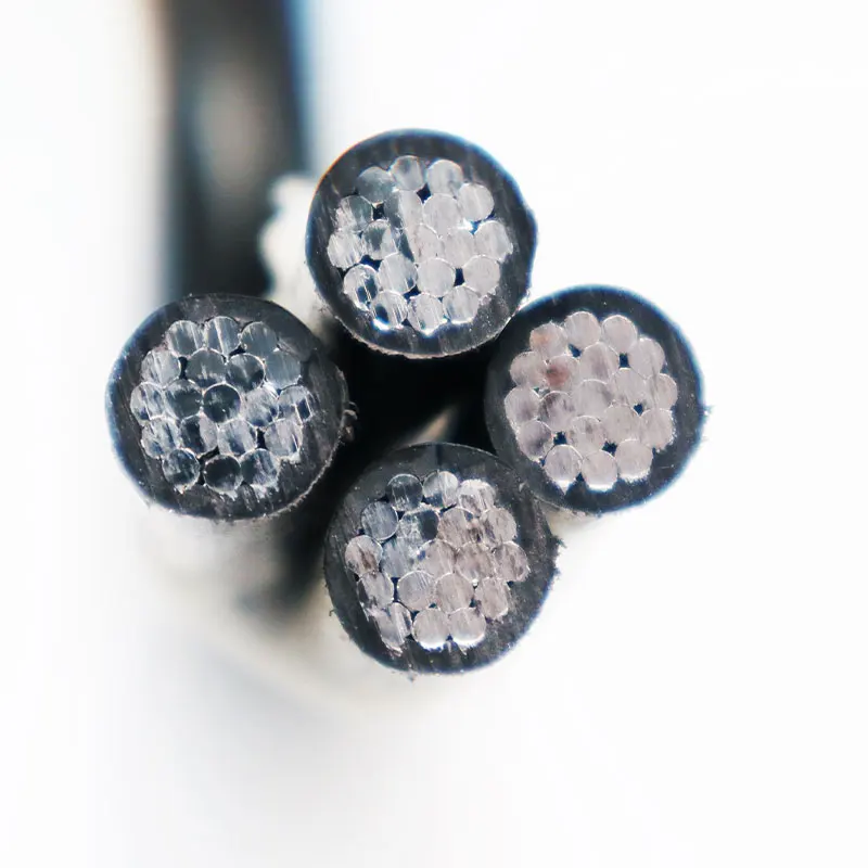 10Kv 33Kv Aluminum Conductor Abc Aerial Bundle Cable Xlpe Insulated 11Kv Overhead Power Aluminum Cable