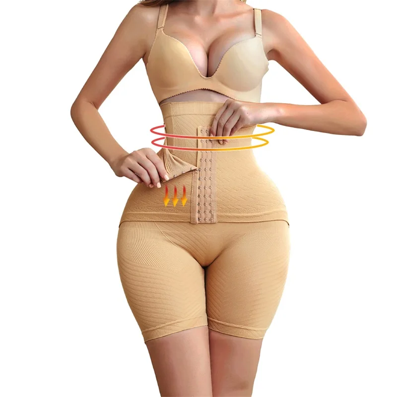 Professional Full Body Slimming Waist Trainer Tummy Control Butt Lifter Short Panty Women's Plus Size Corset Shaper Factory details