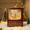 Un vecchio cervo rosso sta trainando un carretto