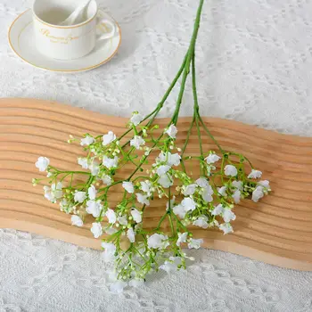 Artificial Baby Breath Flowers Gypsophila Bouquet Real Touch Plastic Flower for Wedding DIY Party Home Garden Office Decoration
