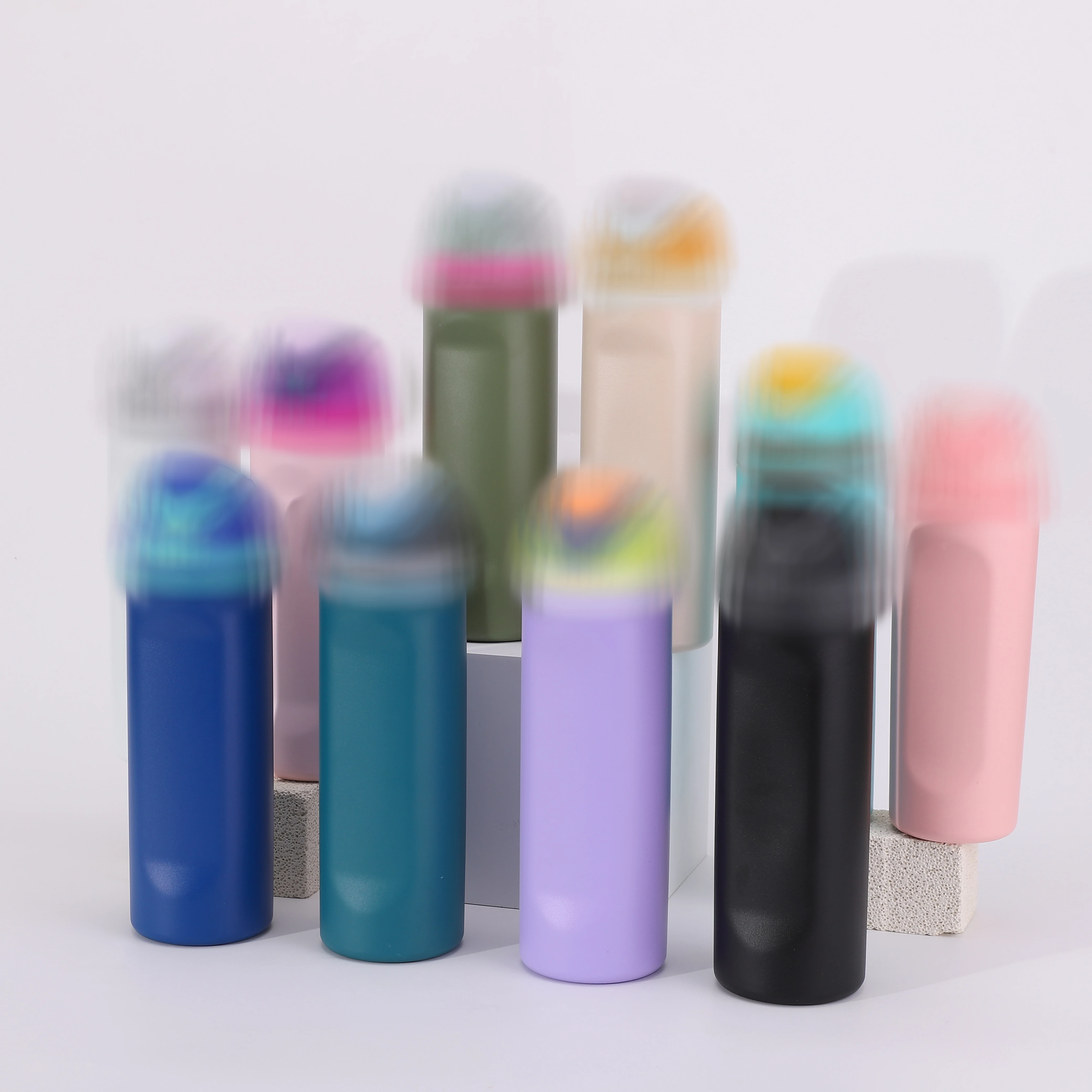 2 in 1 Nice Gym Reusable 24oz Travel Hot/cold Thermal Flasks Swig Vacuum Thermos Sipper Water Drink Bottle with Straw