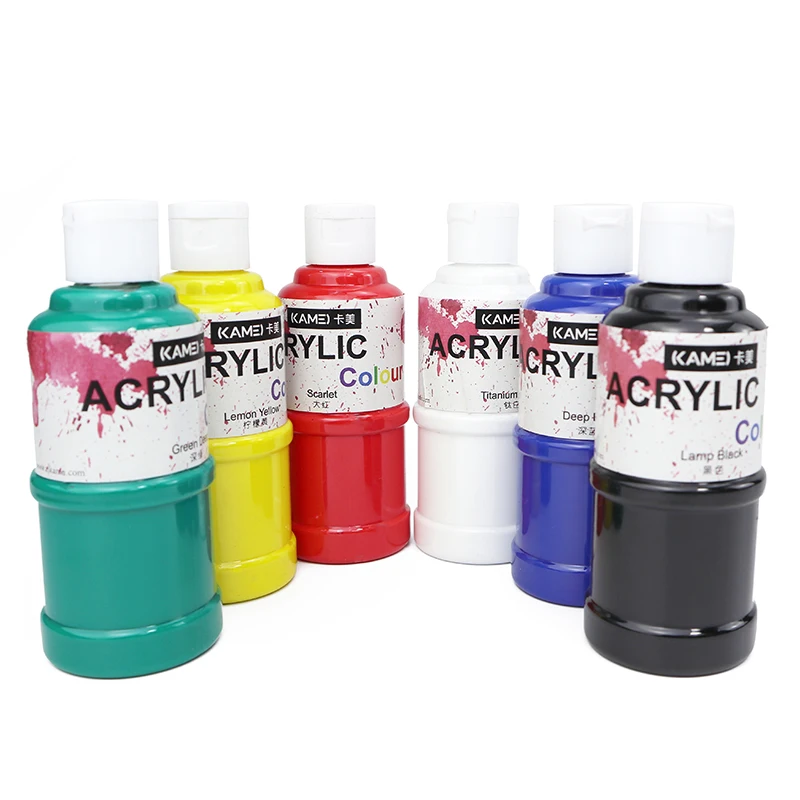 Professional 120ml kids paint set non toxic paints acrylic