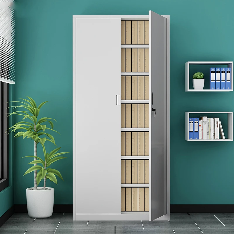 کابینەی فایلکردنی فولادی هەڵگری درێژەی شیشەی دوو کوپک، ٣ قاپ، ١ بەشی لاکانەوە دەبەسترێت، و درێژەی مێتالی دوو کوپکی خوارەوە
