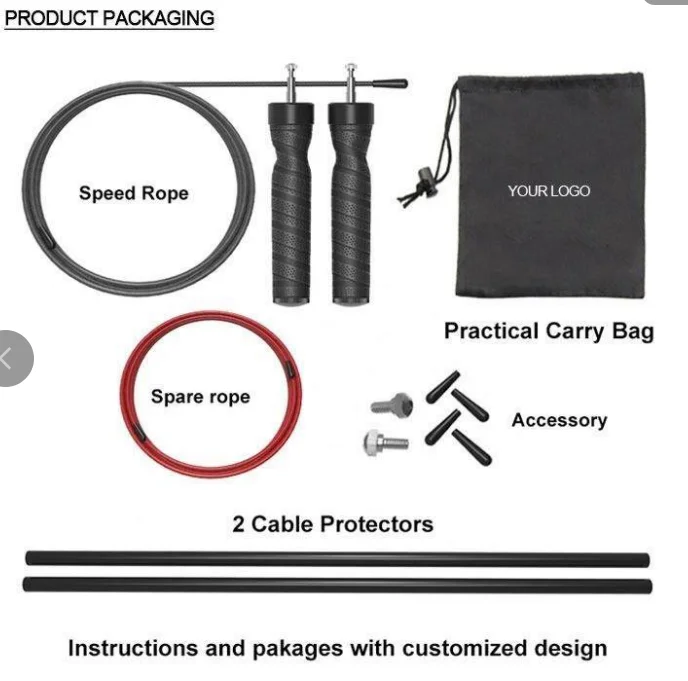 Высококачественная Упражнение Регулируемая скорость утяжеленная кожаная Скакалка с весом