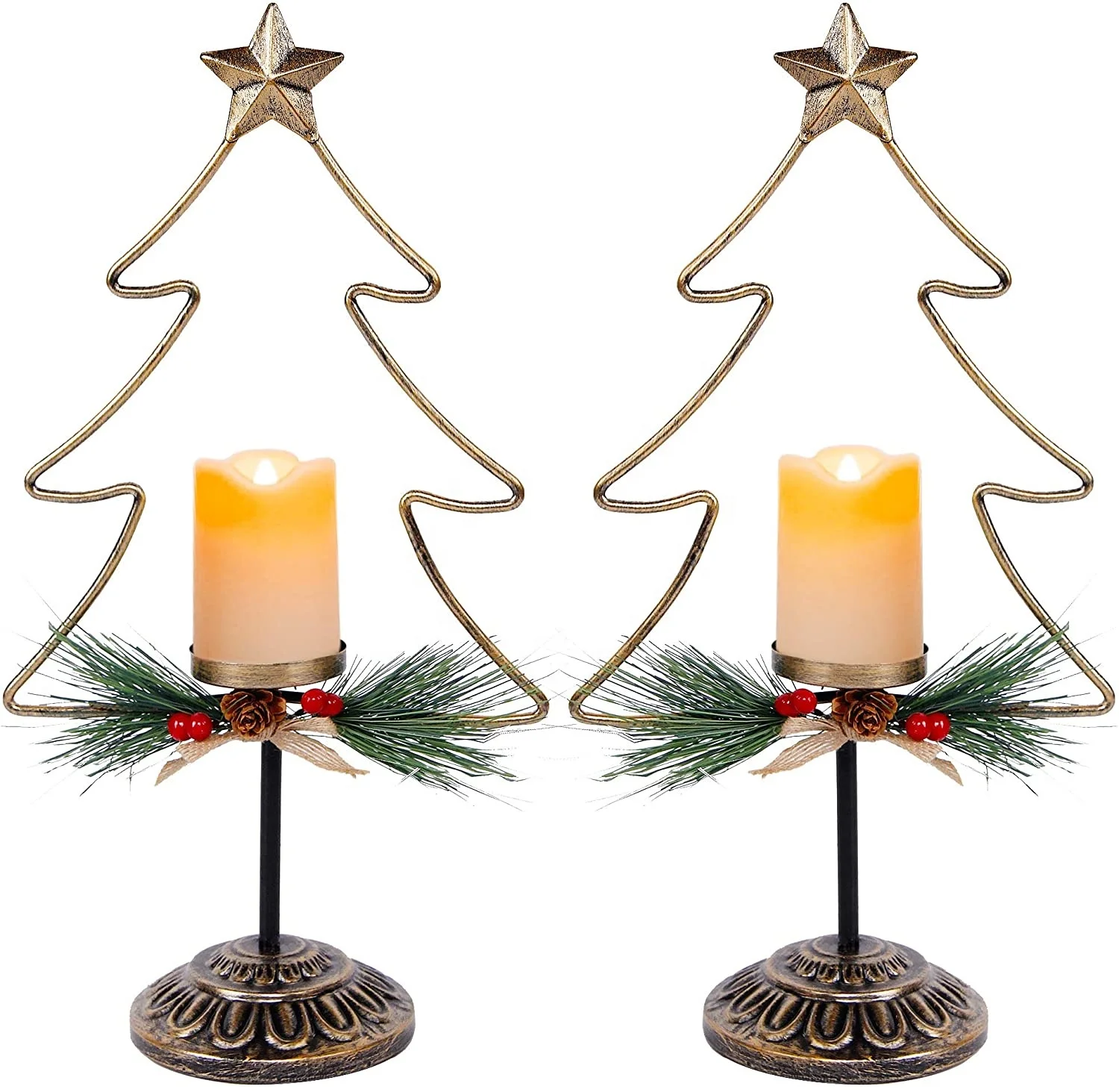 Battery Operated Lighted Christmas Tree