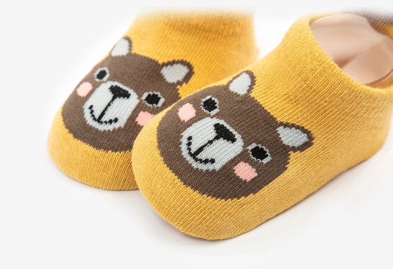High Quality Cotton Knitted Antislip Walking Crawling Custom Logo Cute