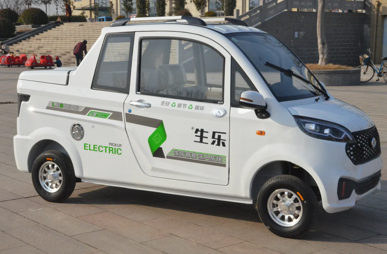2022 LESENG RHD Right Side Steering Wheel Lesheng Strong Feature Electric Car Pickup P2 With Big Power Electric Car