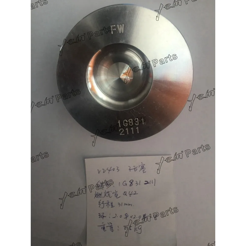 C2.4 Cylinder Engine Piston 1G8312111 Excavator Engine Spare Part