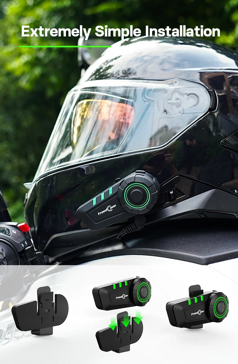 Motorcycle Helmet Bluetooth Accessories Headset With