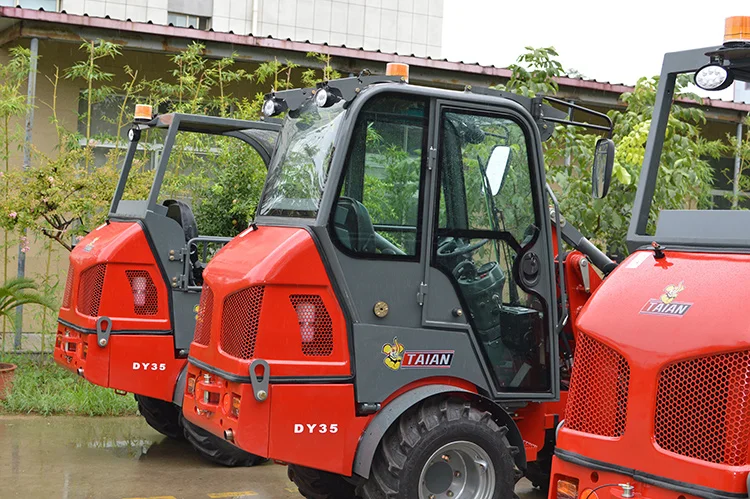 4wd Terrian Wheel Loader Dy35 Hydrostatic Articulated Hoftrac Payloader Front End Loader Buy