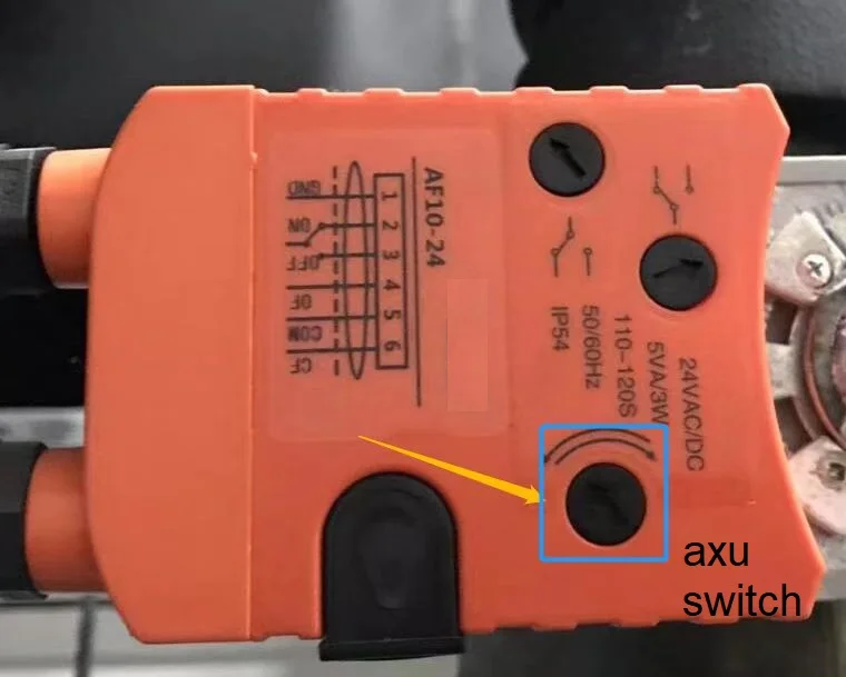Building Automation DC Brushless Motor Damper Actuator With CW/CCW 10NM